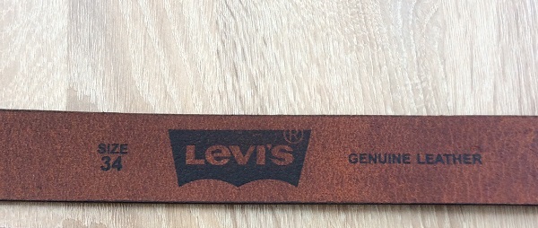 Фото 4. Ремень мужской Levis 40 mm Beveled Edge and Logo (Brown)