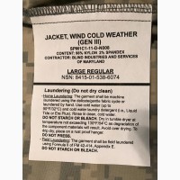 Куртка-ветровка ECWCS GEN III Wind Cold Weather