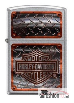 Зажигалка Zippo 1698 Harley Davidson-Logo Diamond Plate
