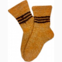 Шерстяные вязанные мужские носки