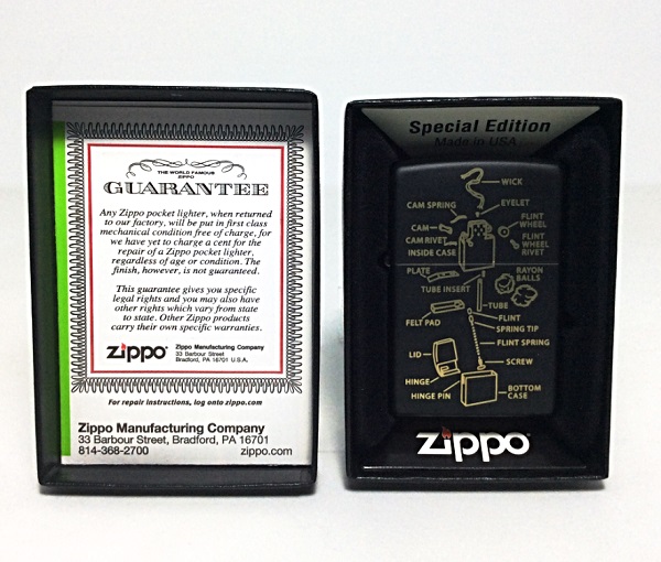 Фото 2. Зажигалка Zippo Anatomy of Lighter