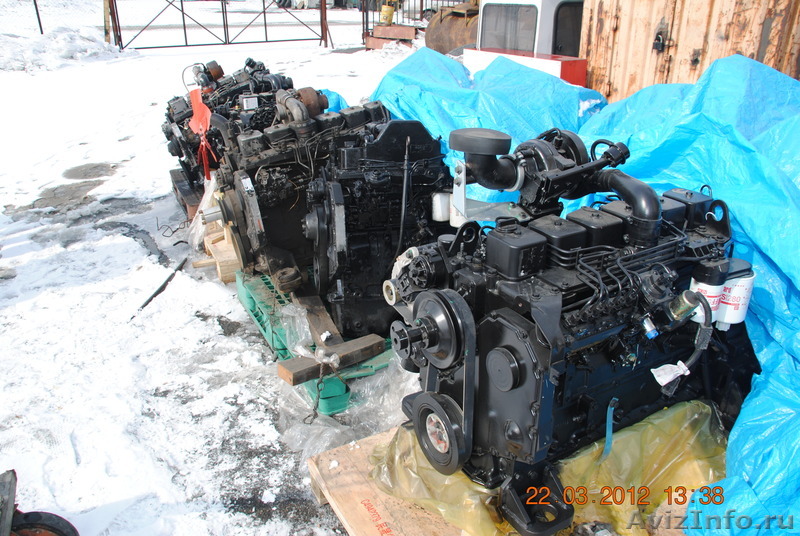 Фото 3. Двигатель для экскаватора Hyundai R320, R330, R300, R350 - Cummins 6C8, 3