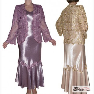 Платье с ажурной накидкой. Размеры 58, 60, 62, 64 в Москве