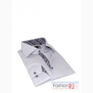 Рубашка Texture Stripe Shirt Brio Milano рубашка в полоску в Москве