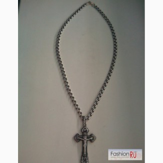 Продам серебрянную цепь с крестом в Новокузнецке