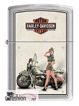 Зажигалка Zippo 9939 Harley Davidson Military US Army