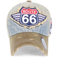 Бейсболка Route 66 Wing Logo