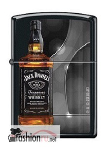 Зажигалка Zippo 1427 Jack Daniels Tennessee Whiskey Old No. 7 Black Matte