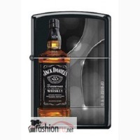 Зажигалка Zippo 1427 Jack Daniels Tennessee Whiskey Old No. 7 Black Matte