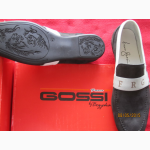 Легкие мужские туфли MYSTIC(подошва с запахом вишни) Fresco Gossi, замша, кожа 43