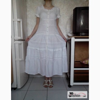 Новое льняное белое платье в Ростове-на-Дону