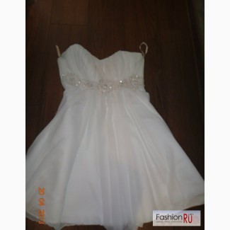 Свадебное платье короткое белое в Челябинске