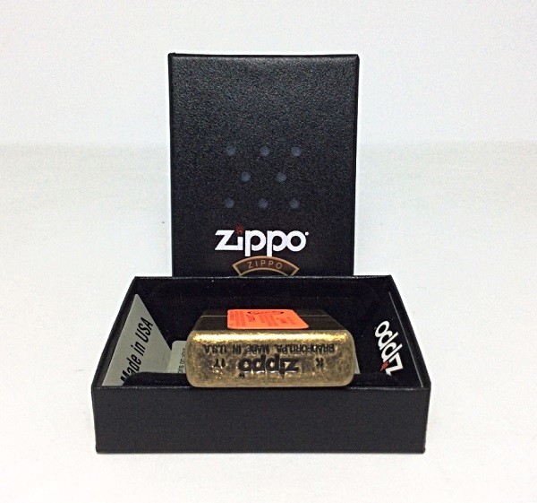 Фото 4. Зажигалка Zippo 201FB Antique Finish Brass