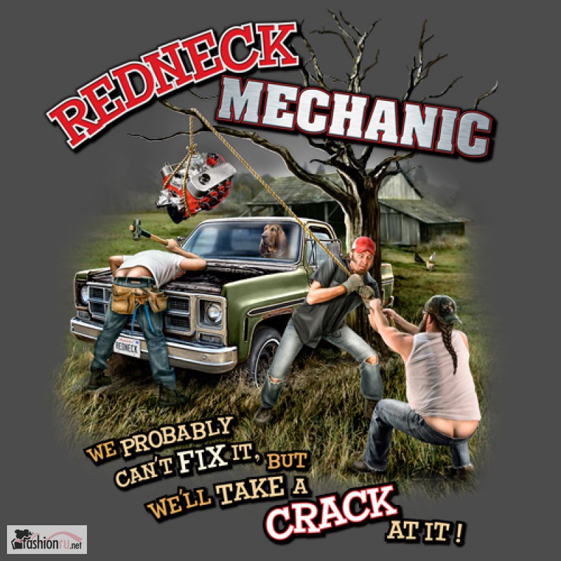 Фото 3. Футболка Buckwear Redneck Mechanic