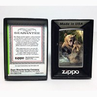 Зажигалка Zippo 205 Bears Fighting