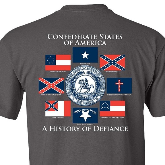Фото 3. Футболка Confederate States of Amerika Grey