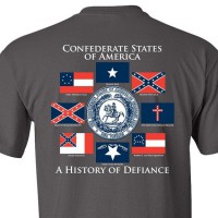 Футболка Confederate States of Amerika Grey