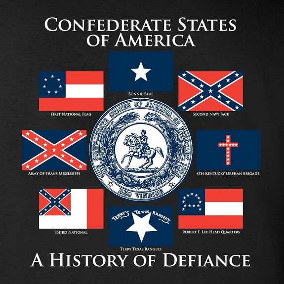 Фото 5. Футболка Confederate States of Amerika Black