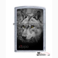 Зажигалка Zippo 5179 Black and White Wolf