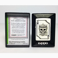 Зажигалка Zippo 214 Skull Ace Of Spades
